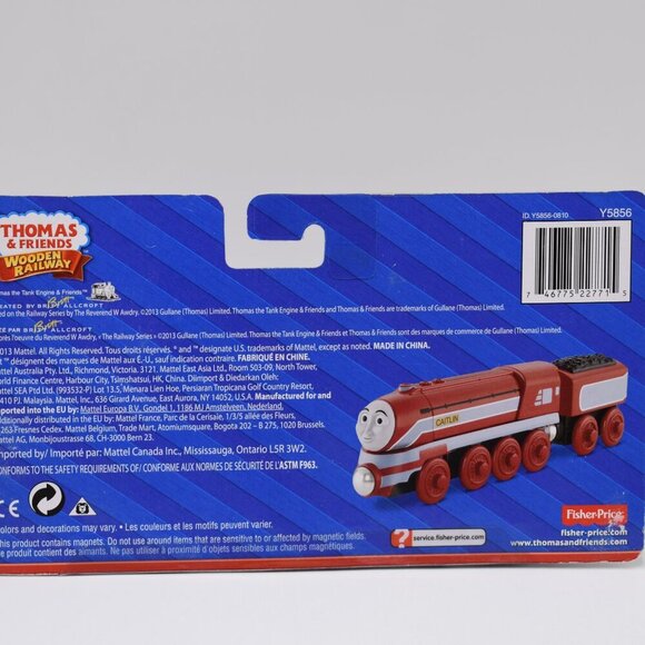 Caitlin & Tender King of the Railway Thomas & Friends Wooden Engine Trains New - Picture 8 of 9